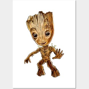 Baby Groot Posters and Art